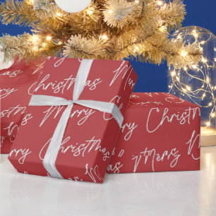 Festive Holiday Christmas Gifts Wrapping Paper