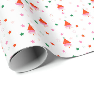 Festive Holiday Christmas Wrapping Paper