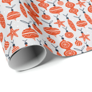 Festive Holiday Christmas Wrapping Paper