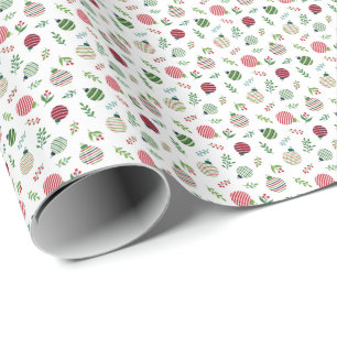 Festive Holiday Christmas Wrapping Paper
