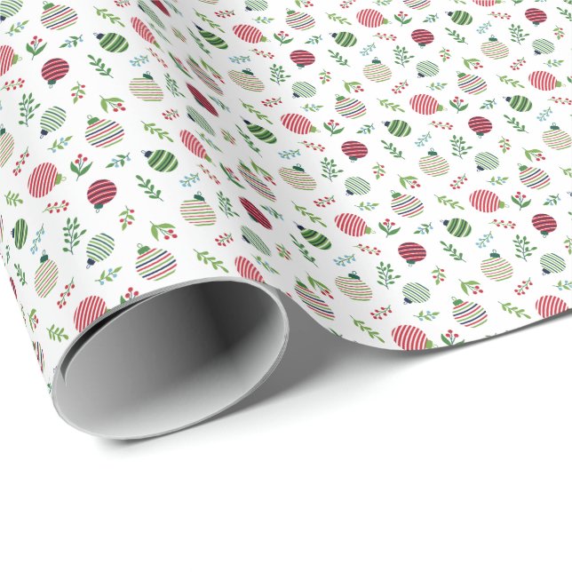 Festive Holiday Christmas Wrapping Paper (Roll Corner)