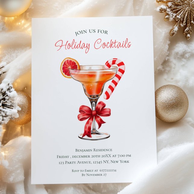 Festive Holiday Cocktails Christmas Party (Creator Uploaded)