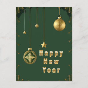 Festive Holiday Decorations Postcard