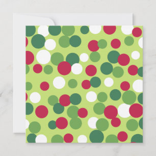 Festive Holiday Dots Invitations