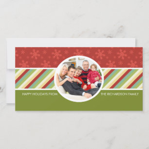 Festive Holiday Family Photo Cards