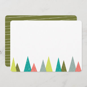 Festive Holiday Forest 5x7 Stationery Cards