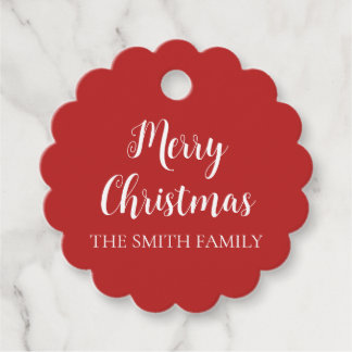 Festive Holiday Gift Tags