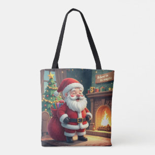 Festive Holiday Home Accent - Christmas Decorative Tote Bag