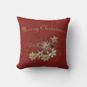 Festive Holiday Laurel Cushion