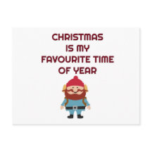 Festive Holiday Postcard