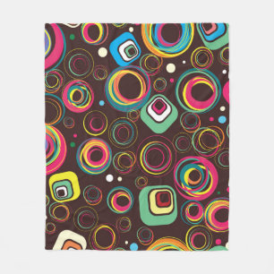 Festive holiday, seamless texture fleece blanket