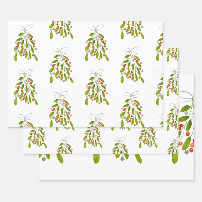 Festive Holiday Wrapping Paper! Wrapping Paper Sheet (Set)