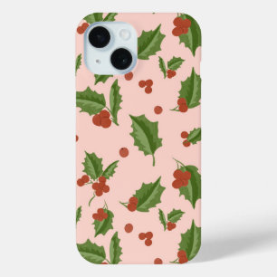 Festive Holly Berry Phone Case
