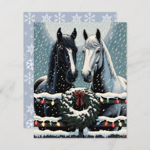 Festive Horses   Christmas Scrapbook 