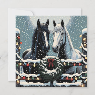 Festive Horses   Merry Christmas