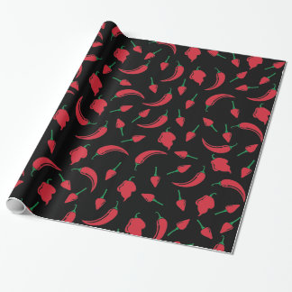 Festive Hot Chilli Pepper Wrapping Paper