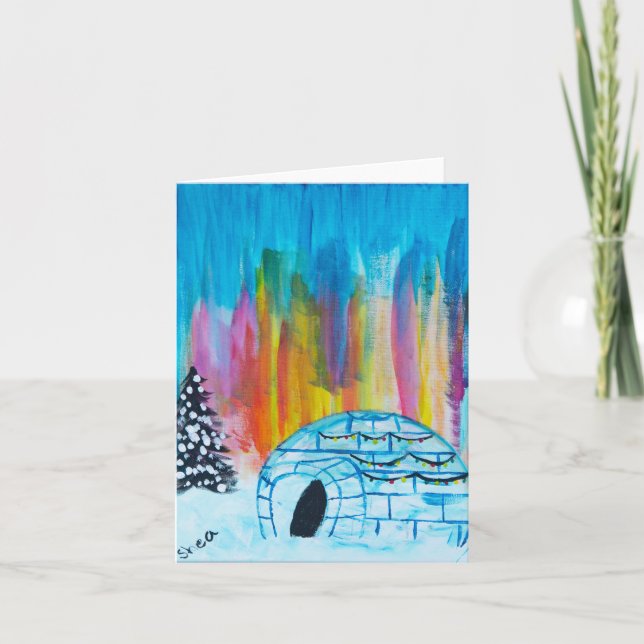Festive Igloo Card (Front)
