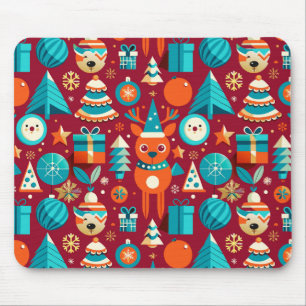 Festive illustration mouse mat
