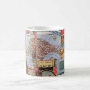 Festive Italian Collage Mug