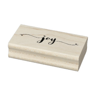 Festive Joy Holiday Swirls   Christmas   Hanukkah Rubber Stamp