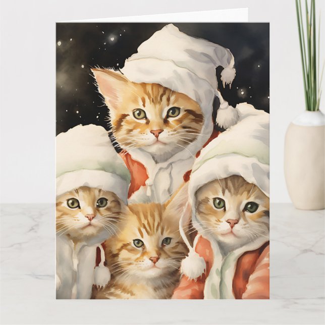 Festive Kitties Card (Front)