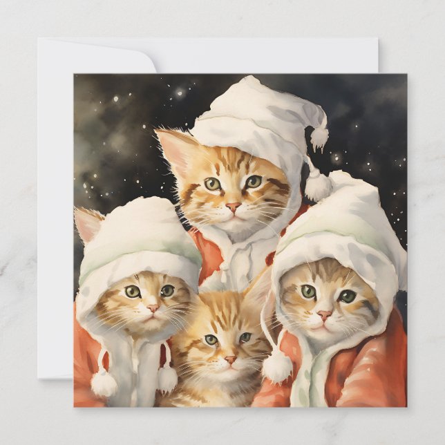 Festive Kitties Card (Front)