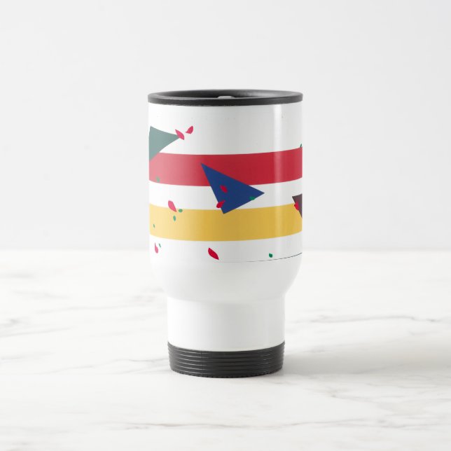 "Festive Leaves" travel mug (Center)