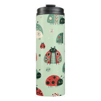 Festive Little Bugs Thermal Tumbler