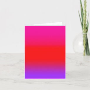Festive Magenta Red Purple Ombre Invitation