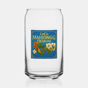 Festive Mahjong Pint Glasses 