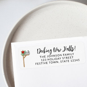Festive Mailbox Return Address
