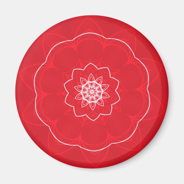 festive mandala magnet (Front)