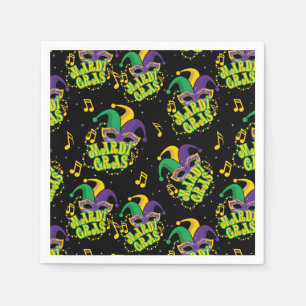 Festive Mardi Gras  Napkin