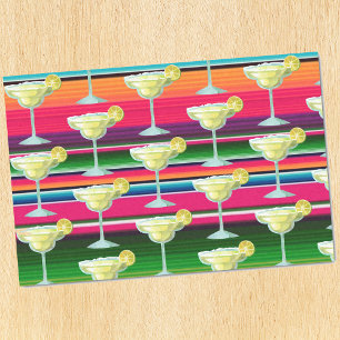 Festive Margarita Mexican Blanket Fiesta Serape Tissue Paper