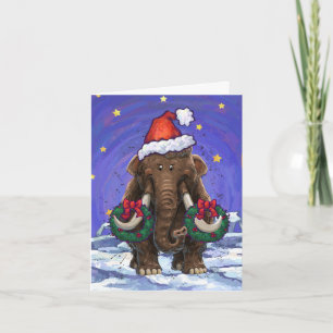 Festive Mastodon  Holiday Card