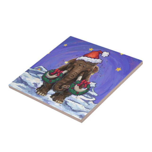 Festive Mastodon  Tile (Side)