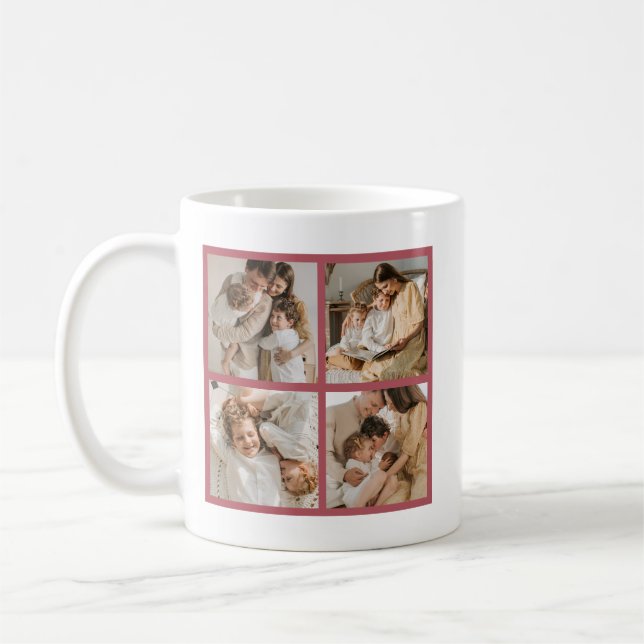 Festive Merry & Bright Christmas  Coffee Mug (Left)