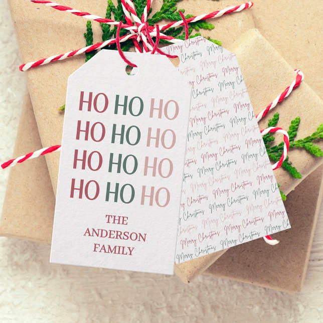 Festive Merry Christmas Gift Tag (Creator Uploaded)