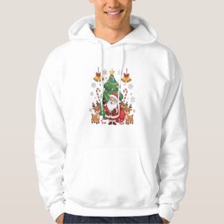"Festive Merry Christmas Holiday Hoodie Design"