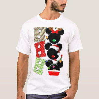 Festive Mickey-Inspired Holiday T-Shirt Design
