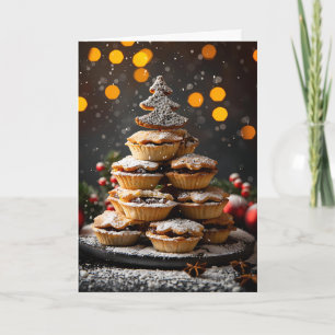 Festive Mince Pie Stack Card