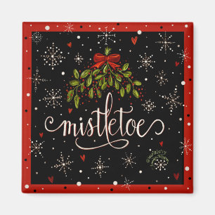 Festive Mistletoe Christmas Holiday Inspirivity Magnet