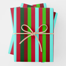 Festive Modern Christmas Stripes