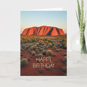 Festive Monolith Birthday Card