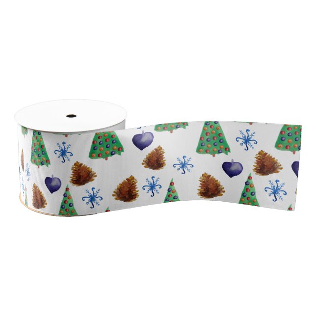 Festive Mood Grosgrain Ribbon (Spool)