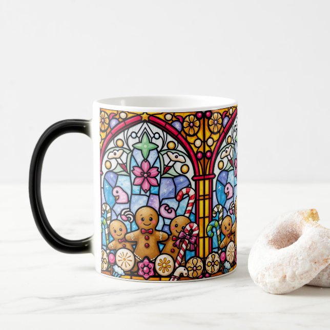 festive  mug for christmas (With Donut)