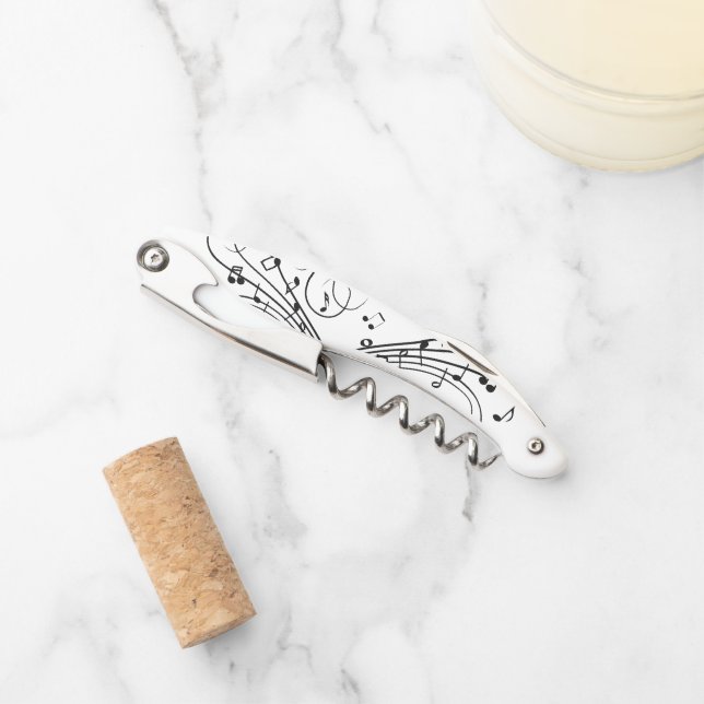 Festive Music Design Corkscrew (Front)