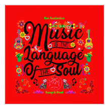 Festive Music Is The Language Of The Soul (Red)
