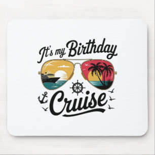 Festive My Birthday Cruise Ship Party 2025 Men1 Mouse Mat