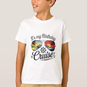 Festive My Birthday Cruise Ship Party 2025 Men T-Shirt